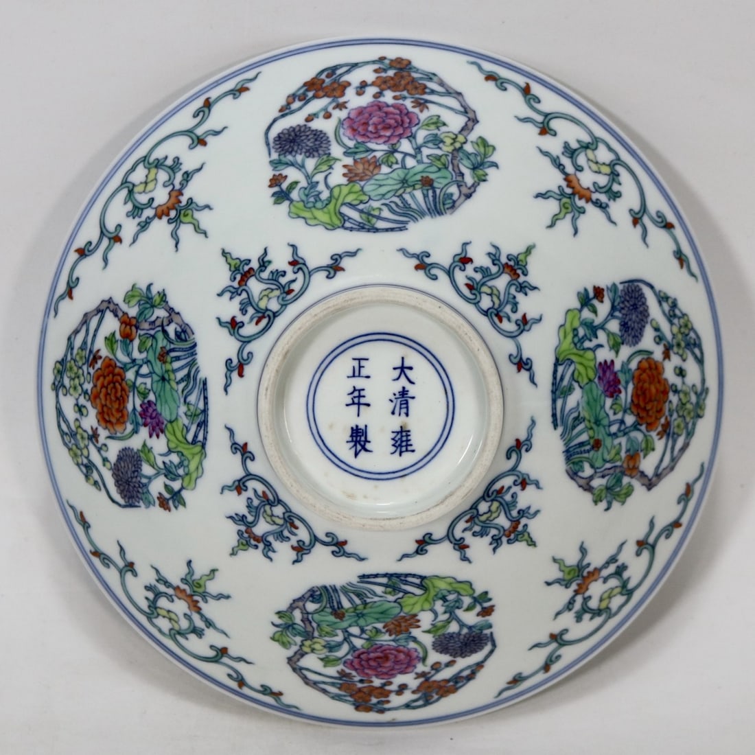 A Exquisite Doucai Flower Pattern Bowl - 5