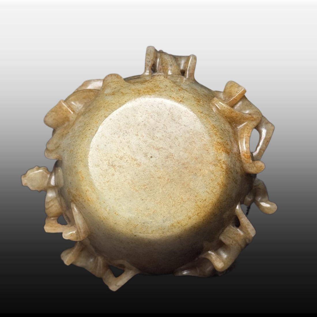 A Exquisite Hotan Jade Dragon Pattern Water Pot - 6