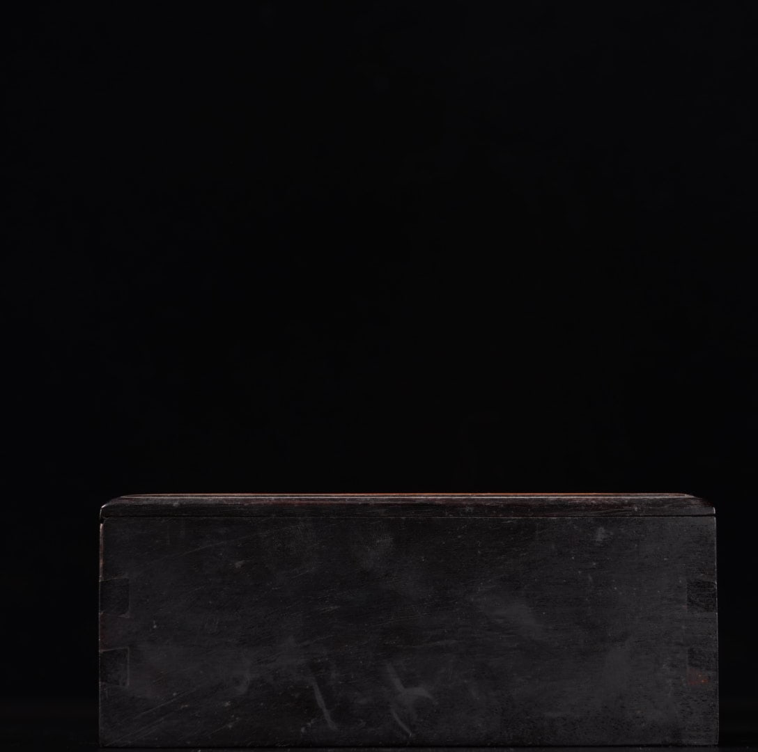 A Exquisite Sandalwood Lotus Leaf Pattern Box - 7