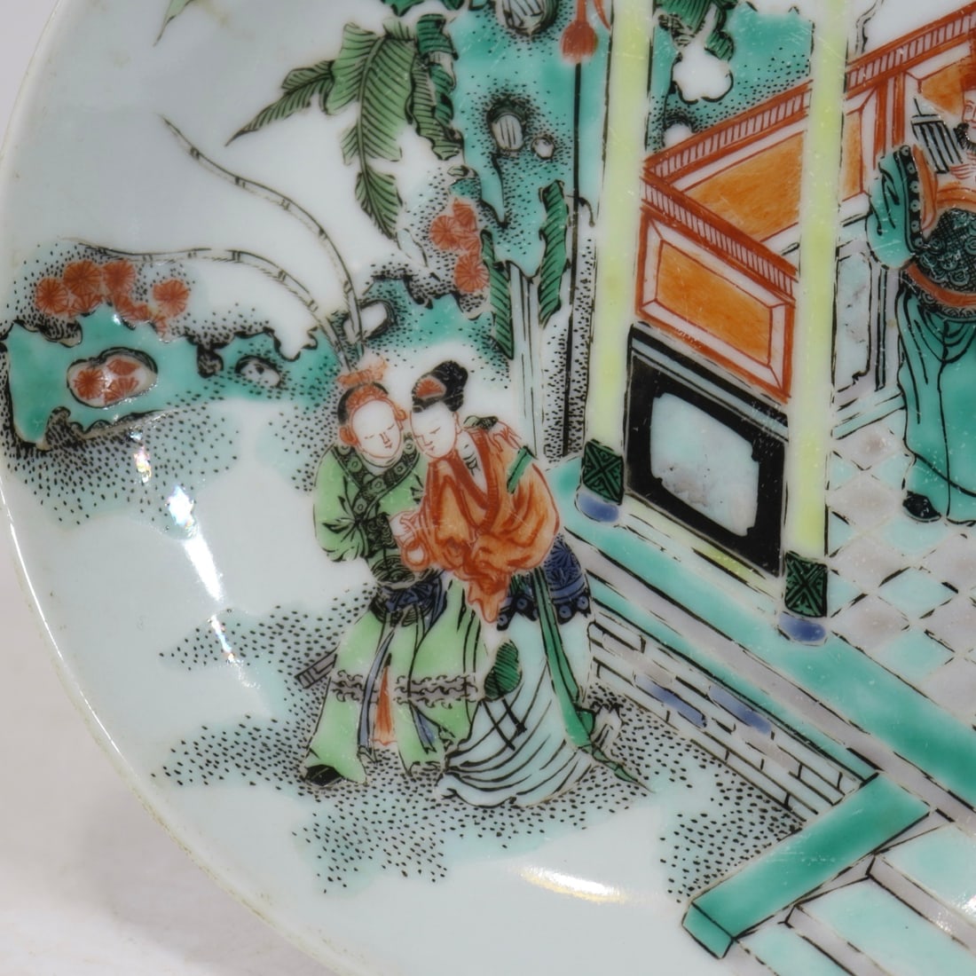 A Exquisite Wucai Figures Pattern Plate - 3