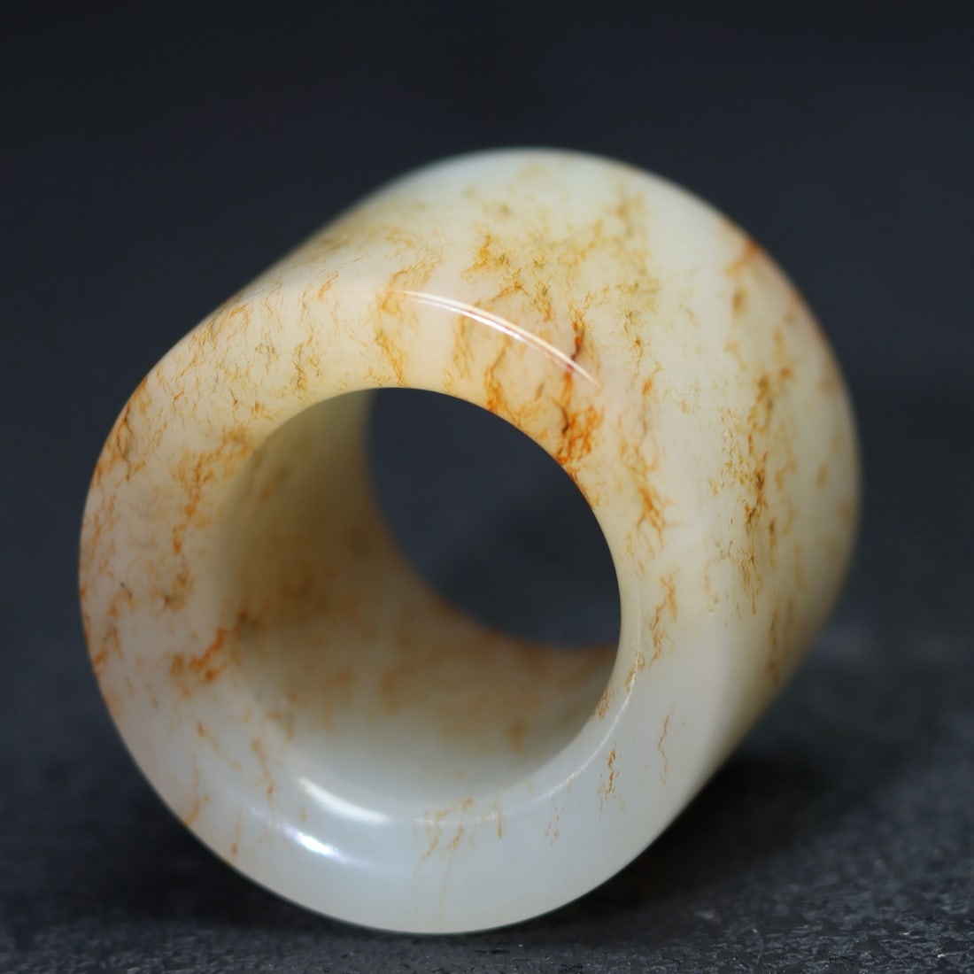 A Exquisite Hotan Jade Thumb Ring - 5
