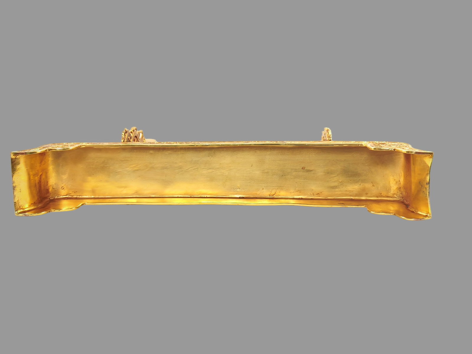 A Exquisite Gilt Bronze Knife - 7