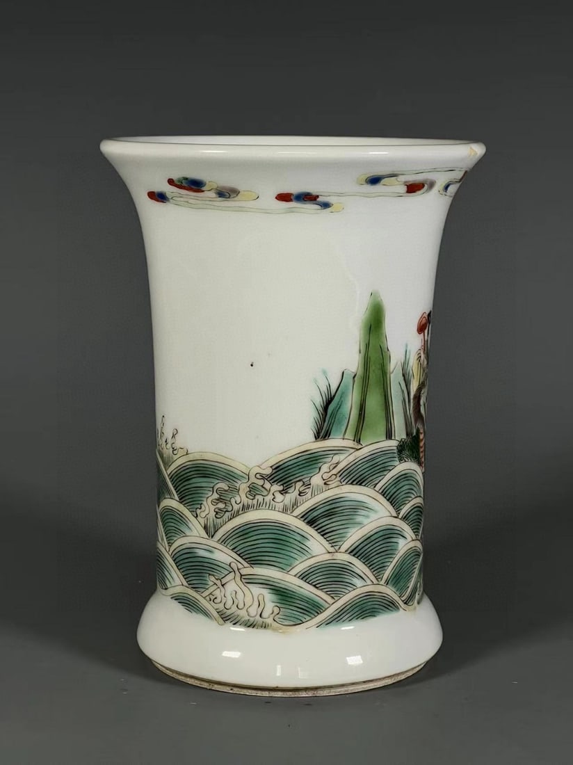 A Exquisite Doucai Figures Pattern Vase - 4