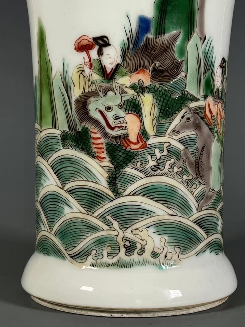 A Exquisite Doucai Figures Pattern Vase - 5