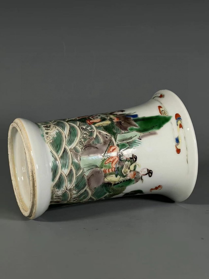 A Exquisite Doucai Figures Pattern Vase - 7