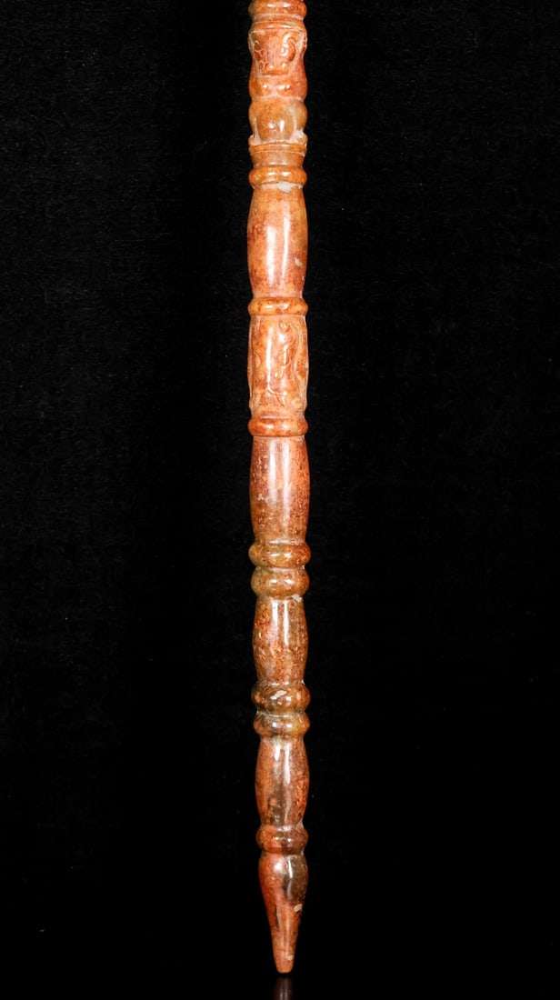 A Exquisite Hotan Jade Weapons - 6