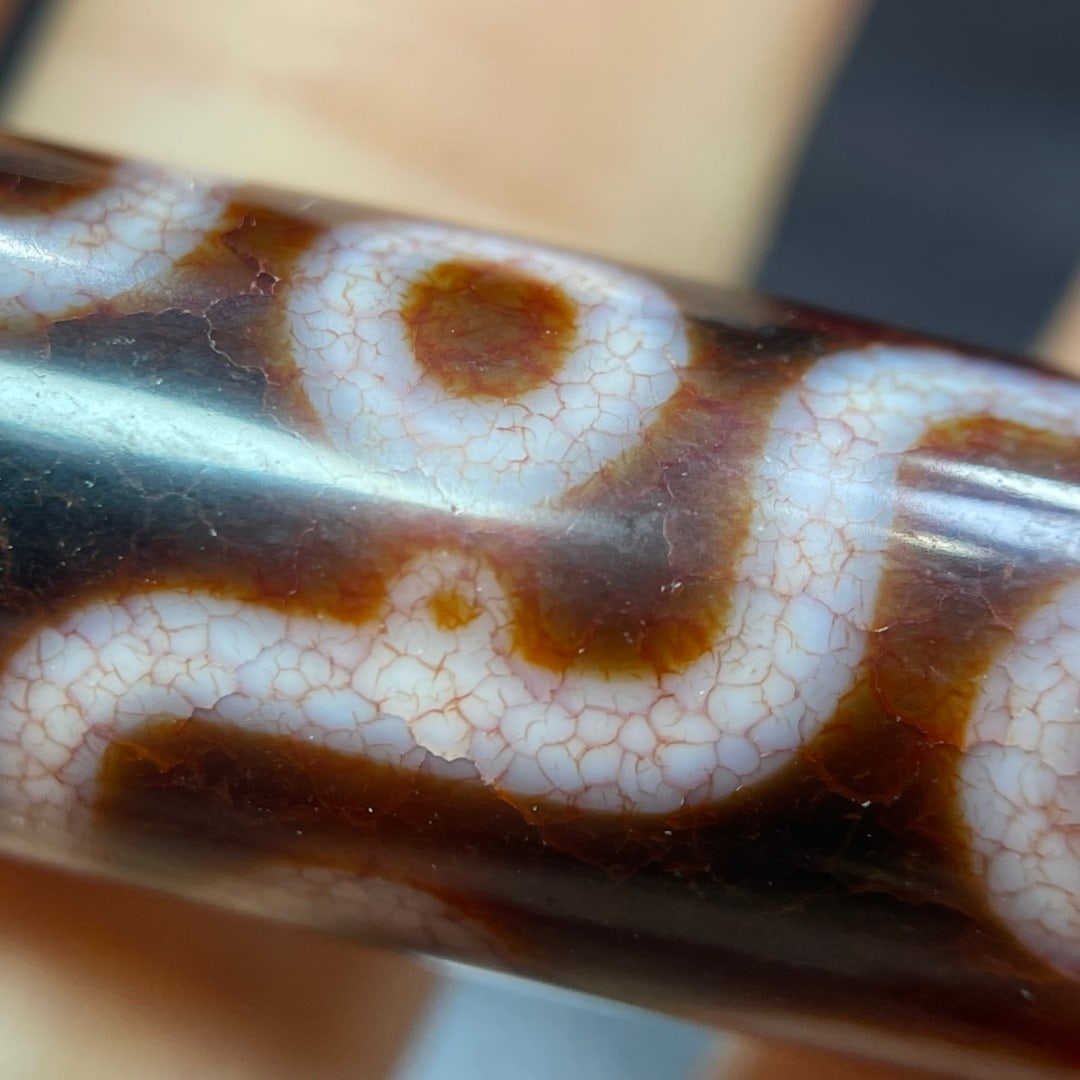 A Exquisite Nine Eye Dzi bead - 7