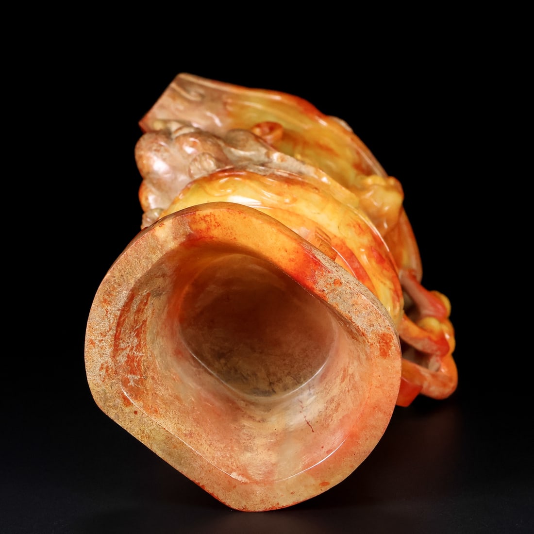 A Exquisite Hotan Jade Phoenix Cup - 8