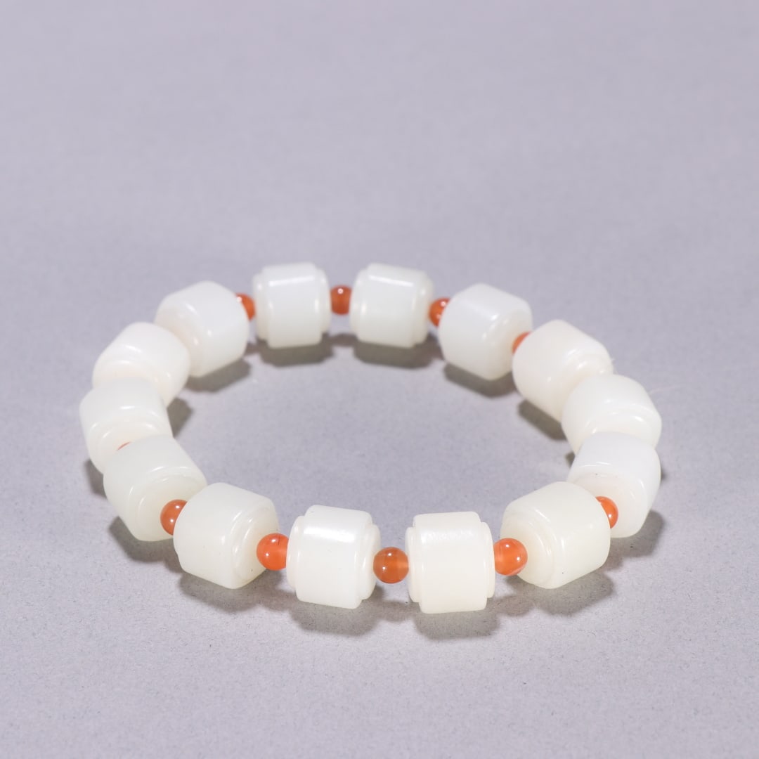A Exquisite Hotan Jade Bracelets - 2