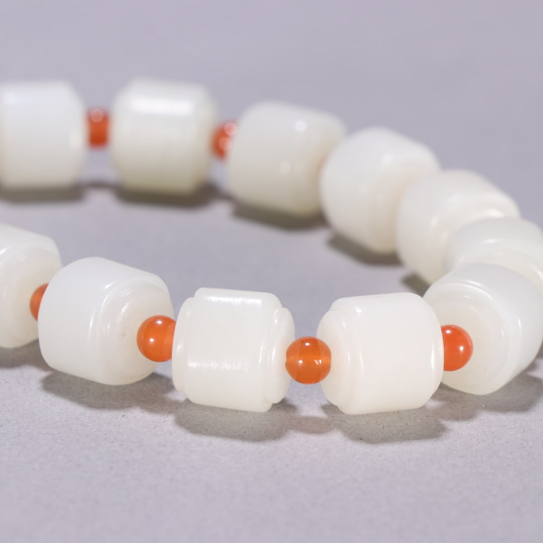 A Exquisite Hotan Jade Bracelets - 5