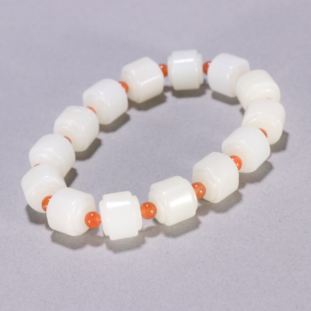 A Exquisite Hotan Jade Bracelets - 7