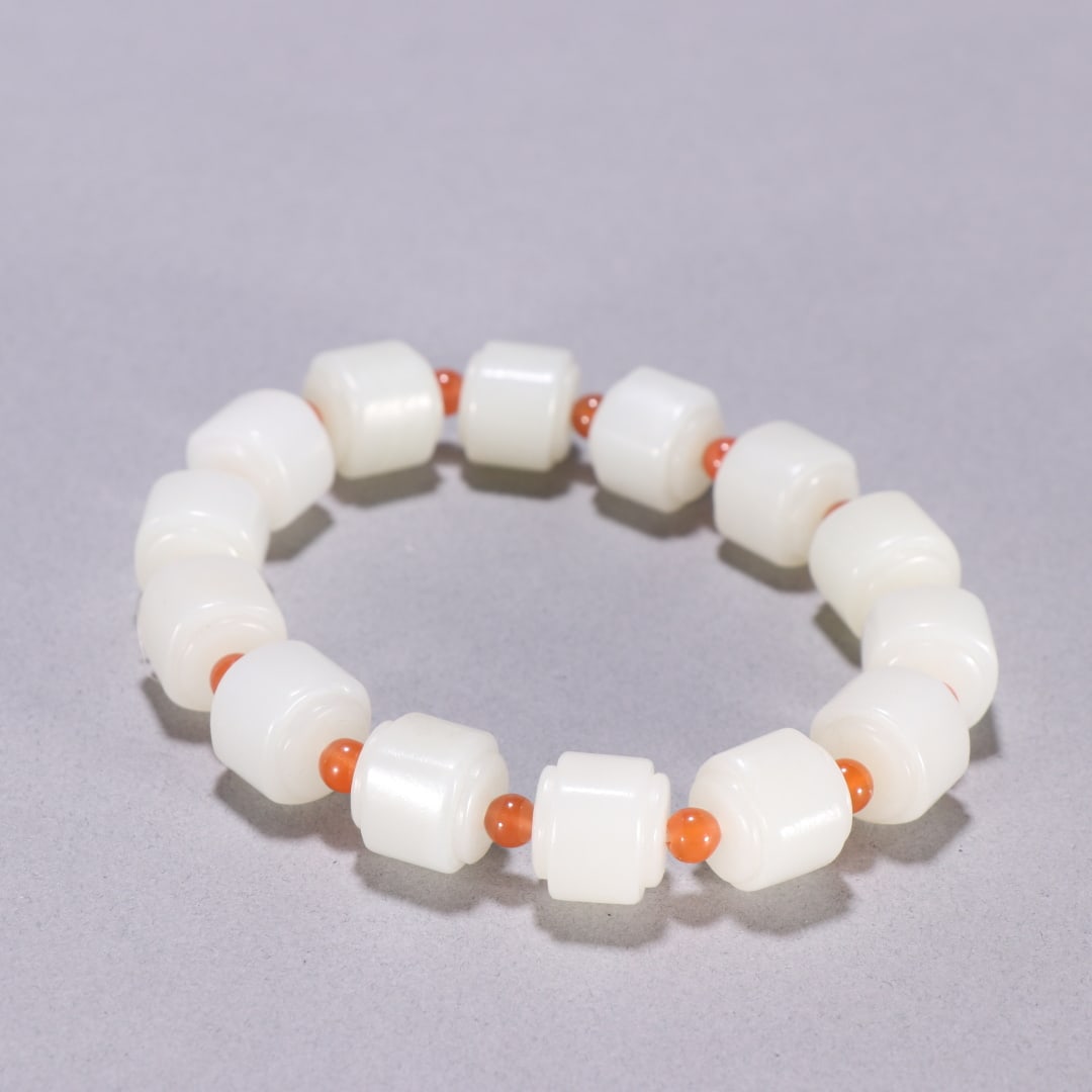 A Exquisite Hotan Jade Bracelets - 8