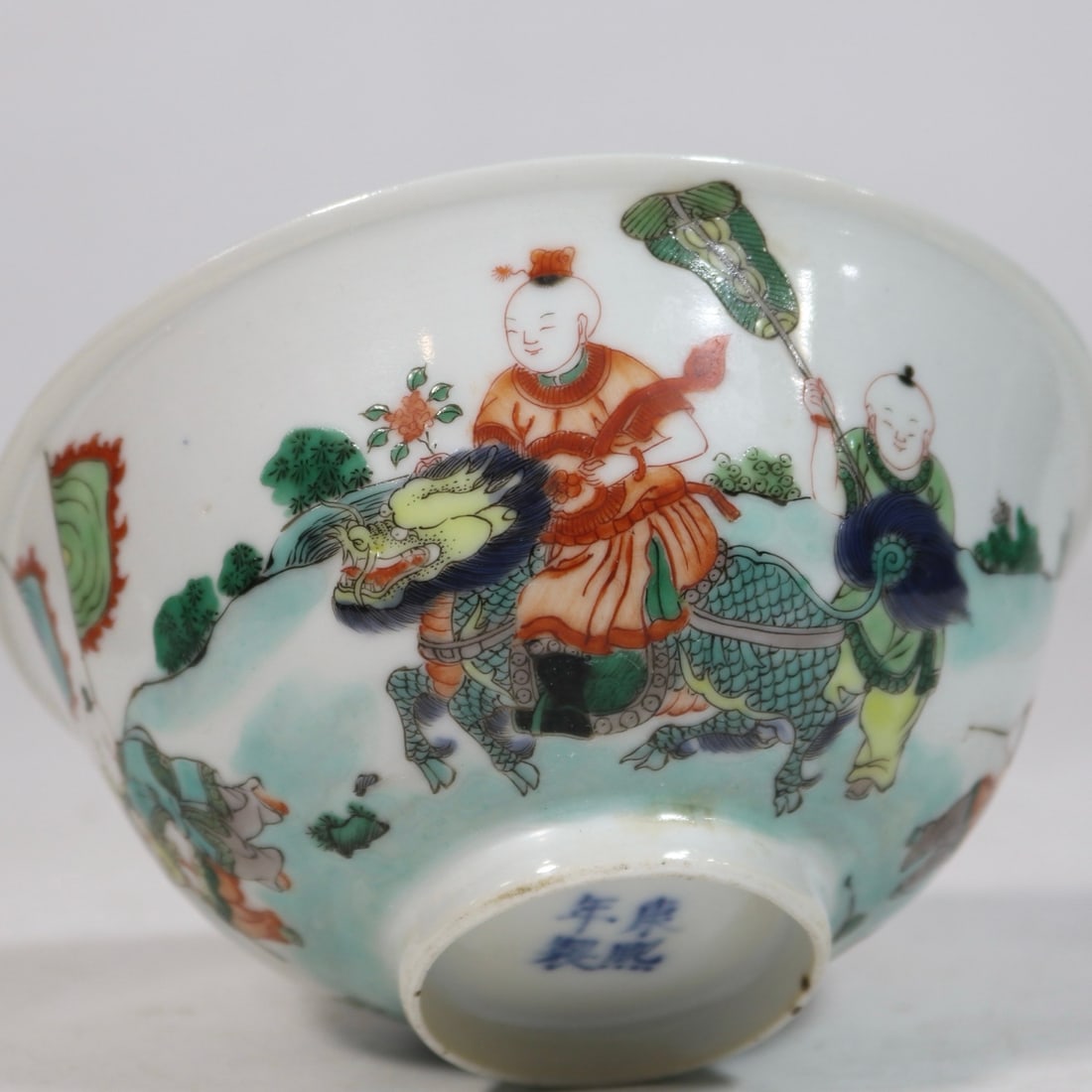 A Exquisite Wucai Figures Pattern Bowl - 6