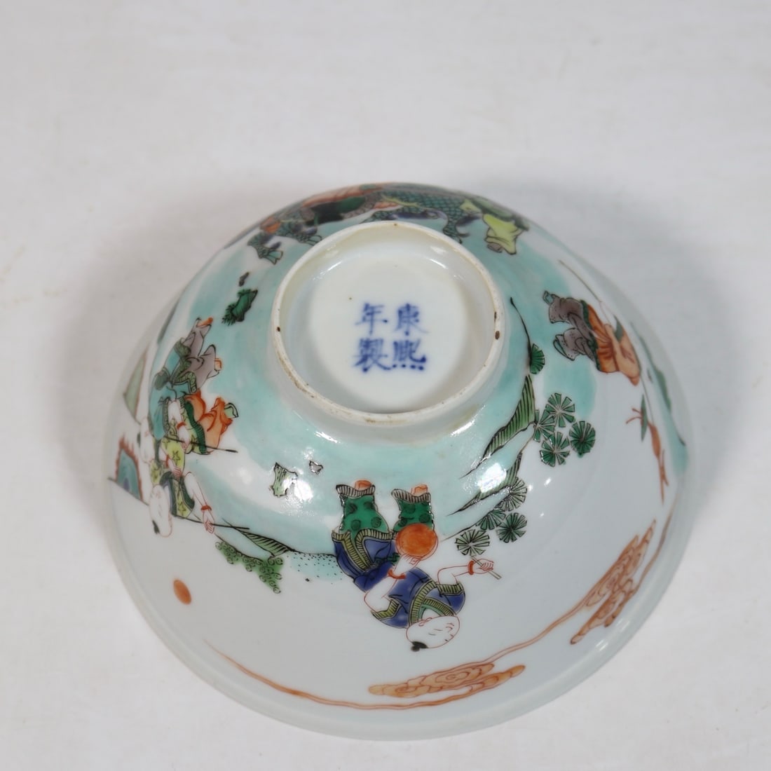 A Exquisite Wucai Figures Pattern Bowl - 8