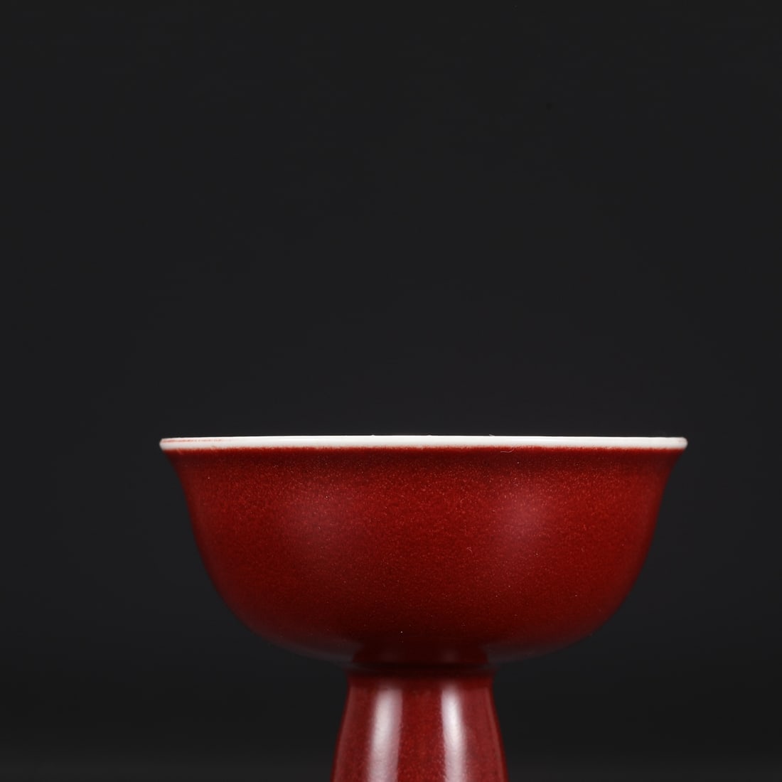 A Exquisite Ruby Red Glazed Cup - 3