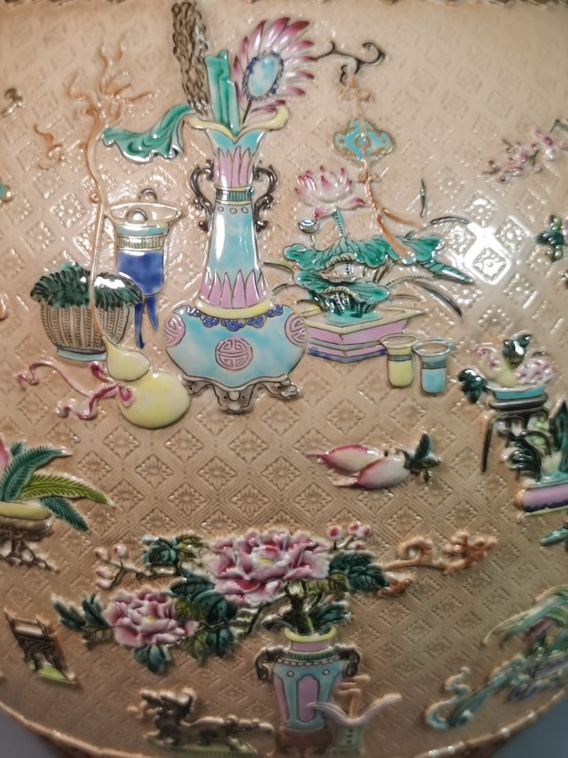 A Exquisite Enamel Antiquities Pattern Vase - 3