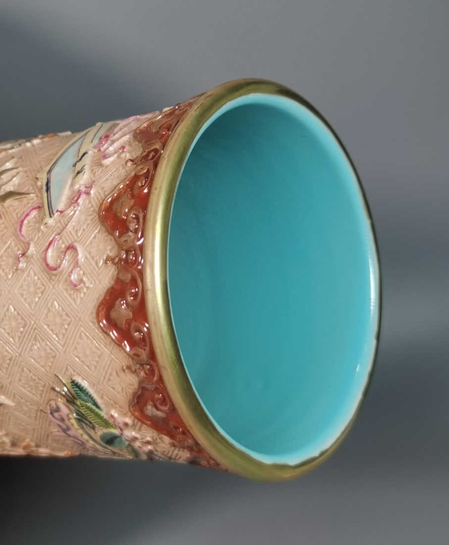 A Exquisite Enamel Antiquities Pattern Vase - 5