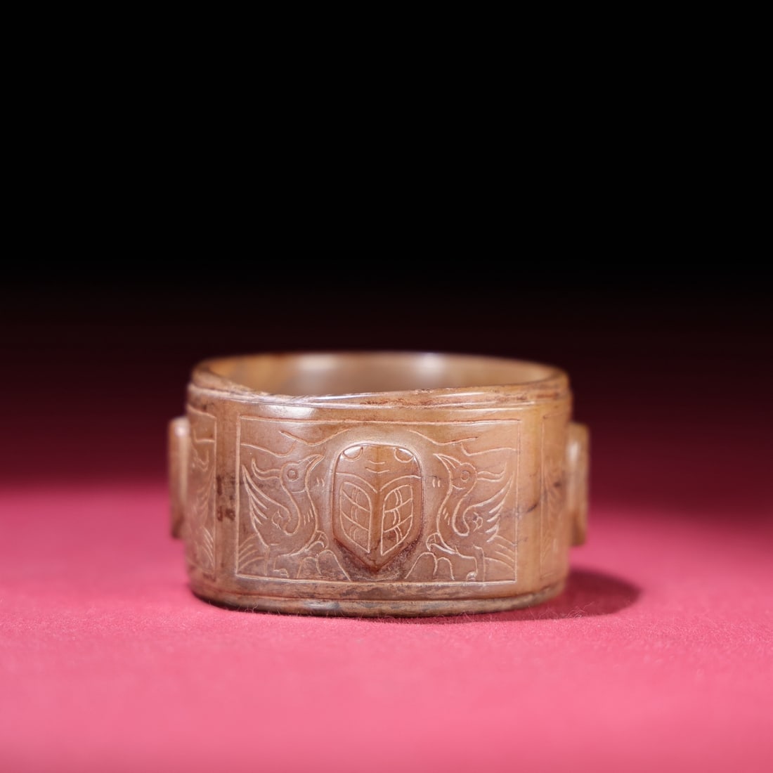 A Exquisite Hetian Jade Cicada Pattern Ornament - 3