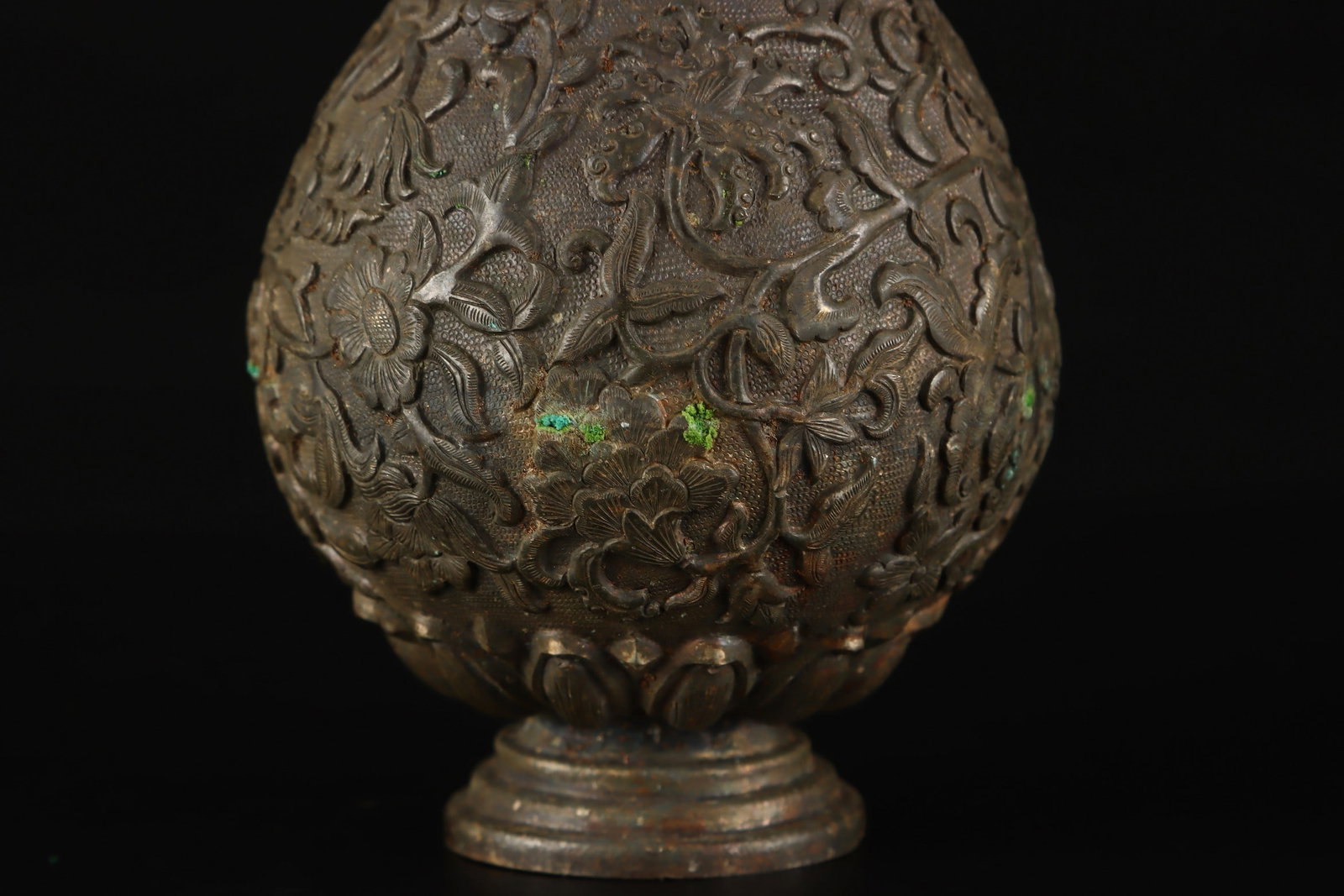 A Exquisite Copper Dragon-Ears Vase - 5