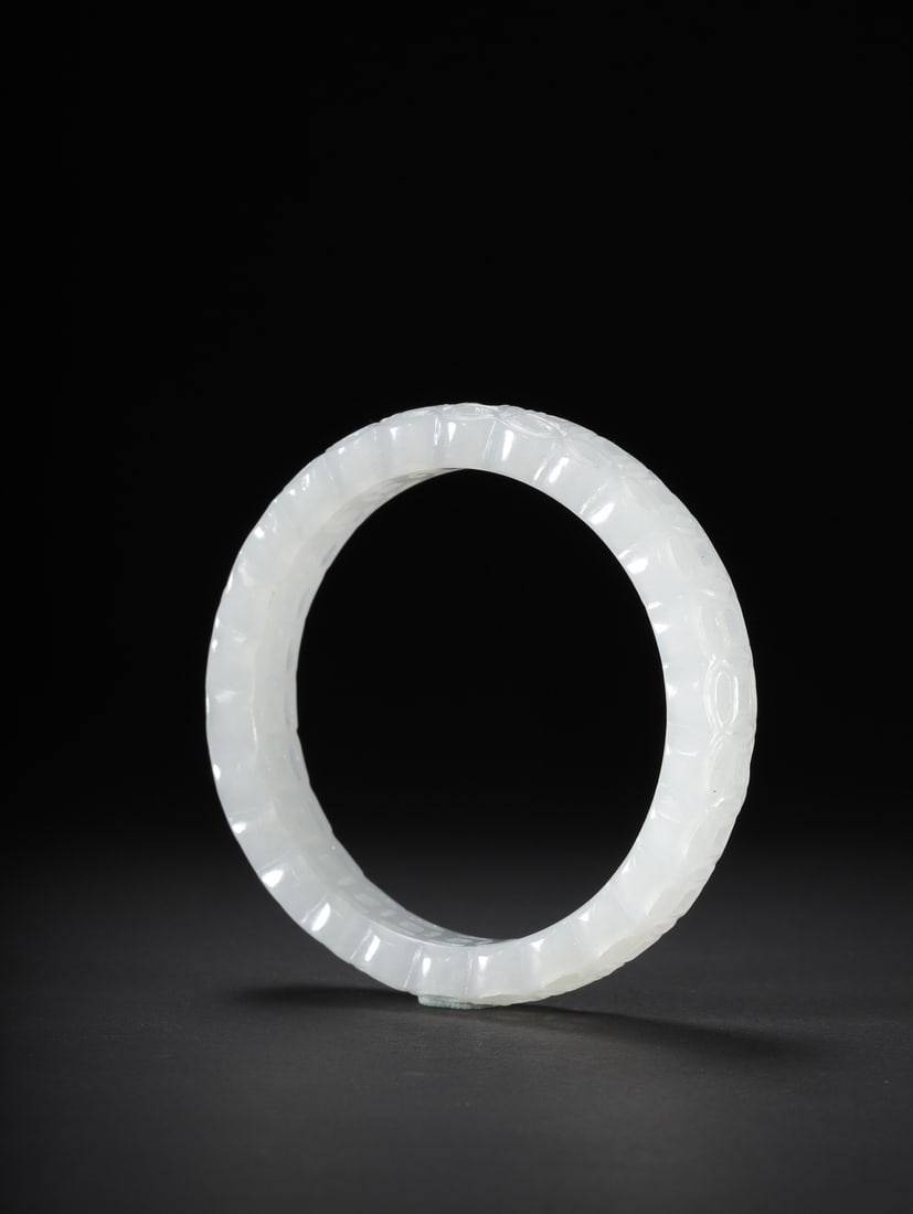 A Exquisite Hotan Jade Bracelet - 4
