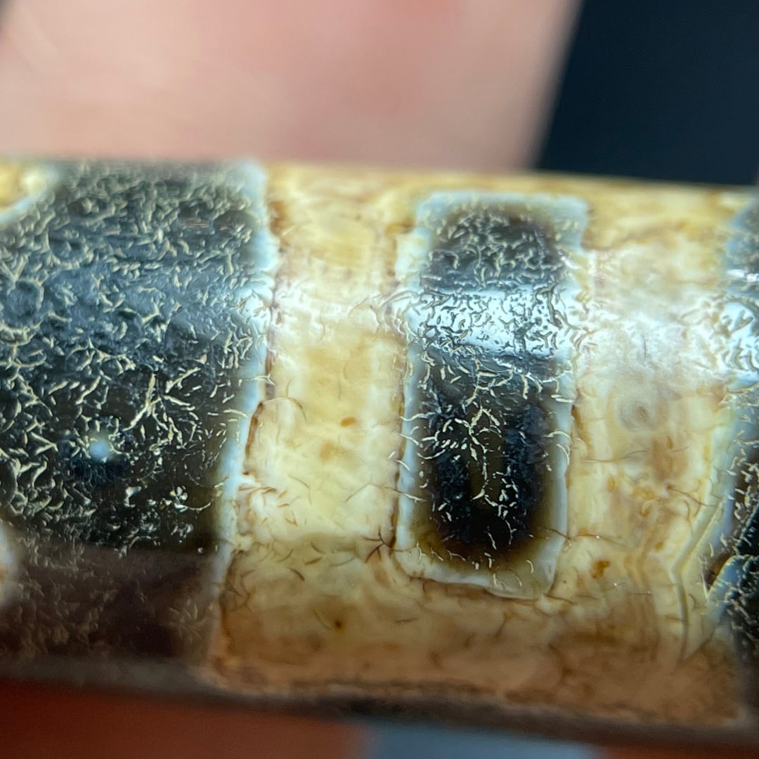 A Exquisite Three Eye Dzi bead - 7