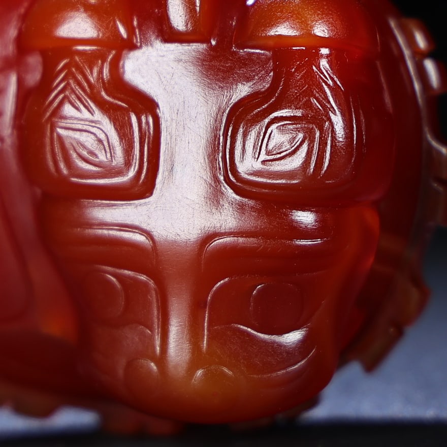 A Exquisite Agate Dragon Ornament - 4