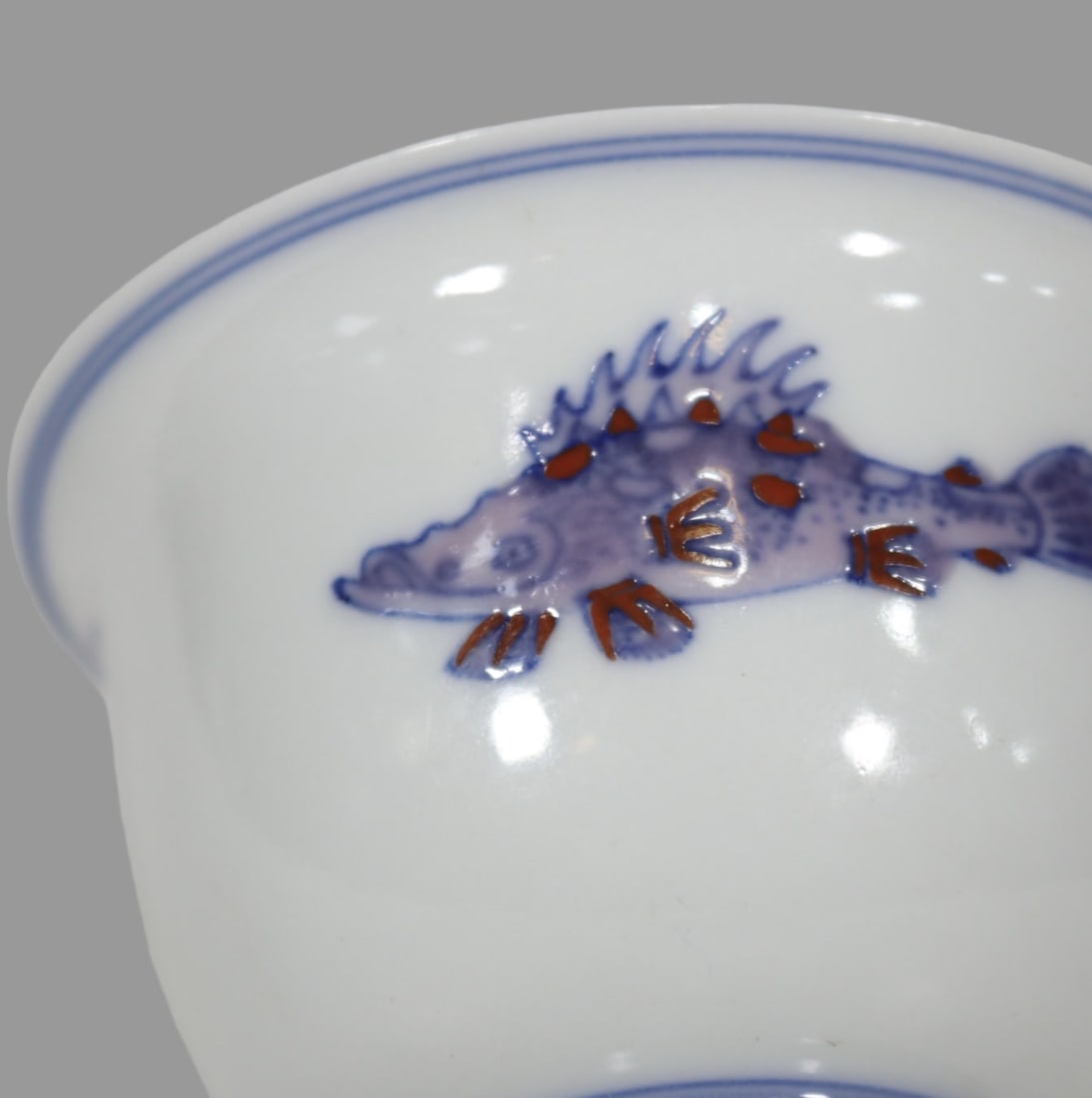 A Exquisite Doucai Fish Pattern Bowl - 4