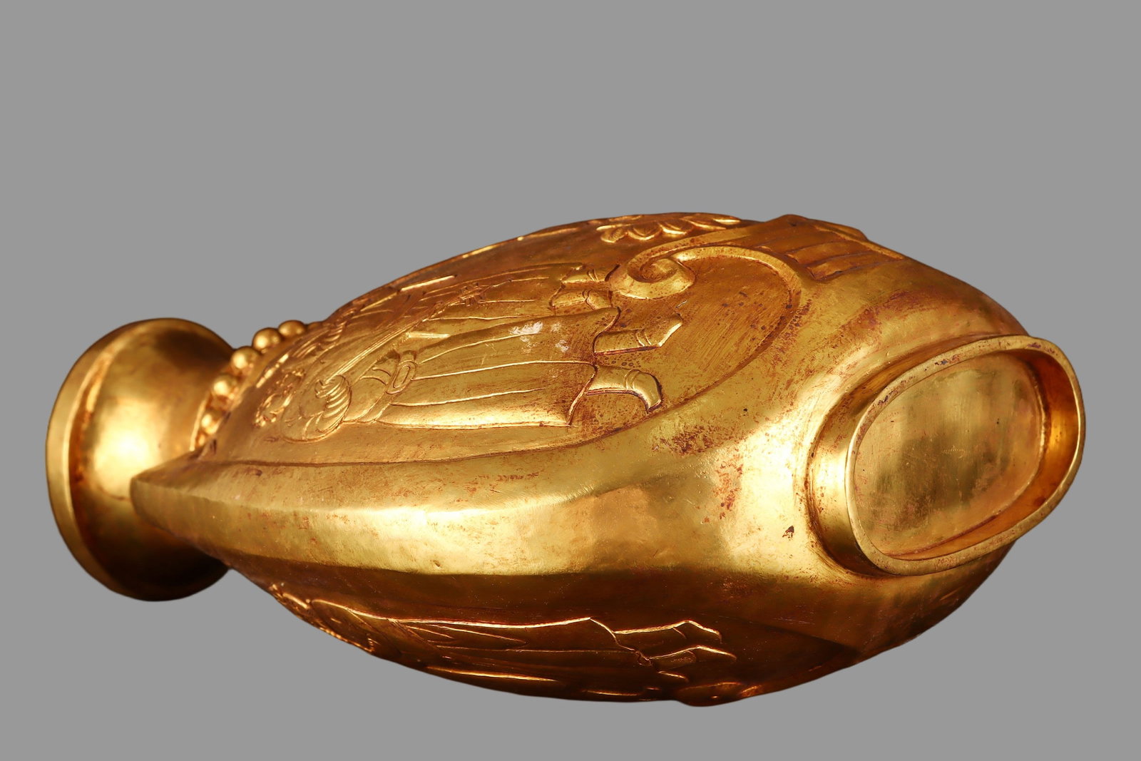 A Exquisite Gilt Bronze Figures Pattern Vase - 8