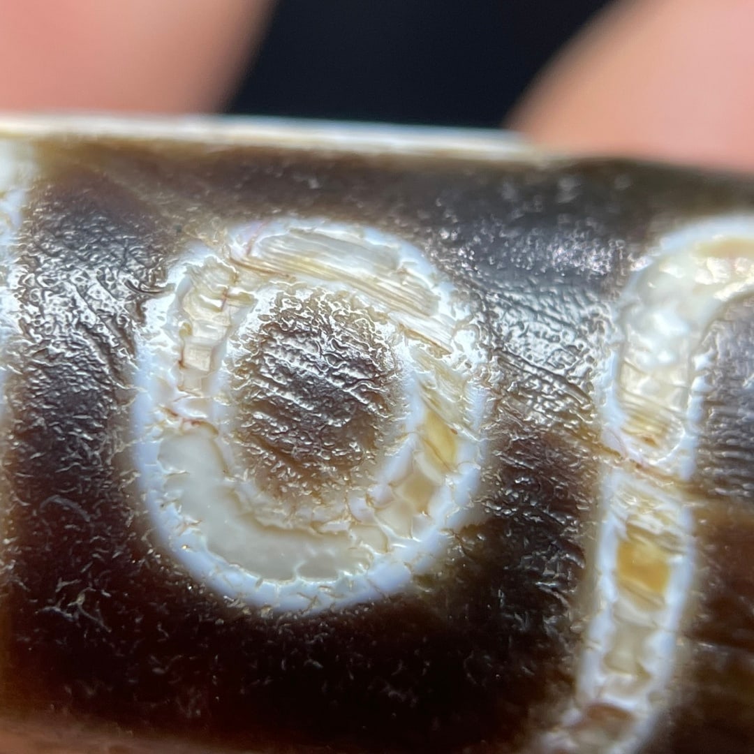 A Exquisite Nine Eye Dzi bead - 5