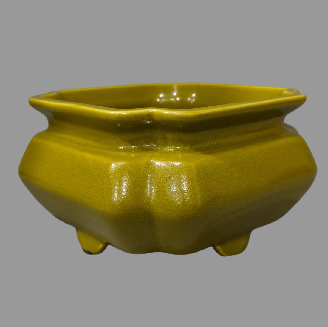 A Exquisite Teadust Glazed Brush Washer - 4