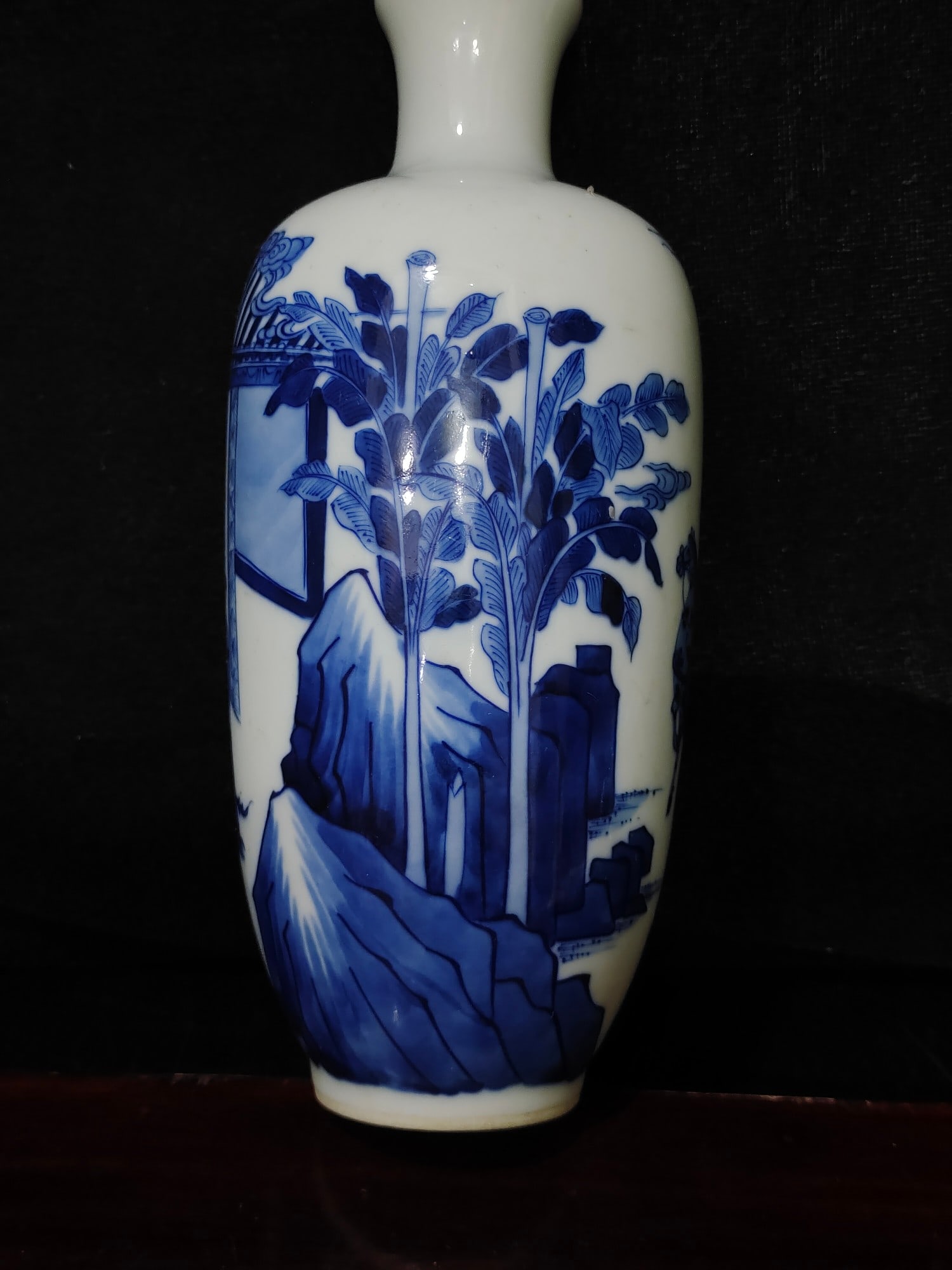 A Exquisite Blue and White Figures Pattern Vase - 8