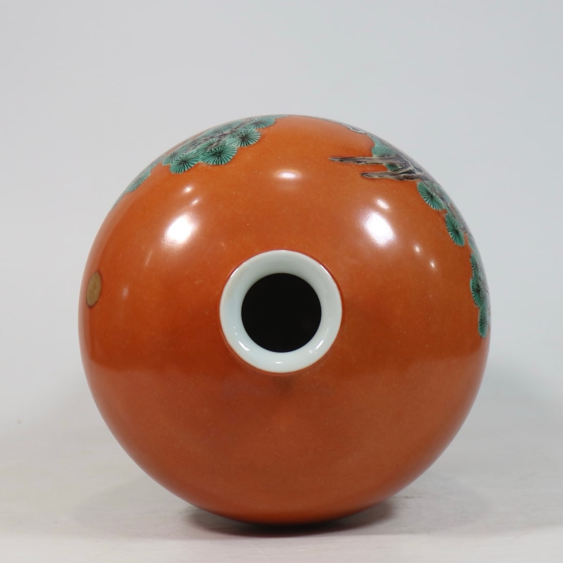 A Exquisite Iron Red Wucai Figures Pattern Vase - 5