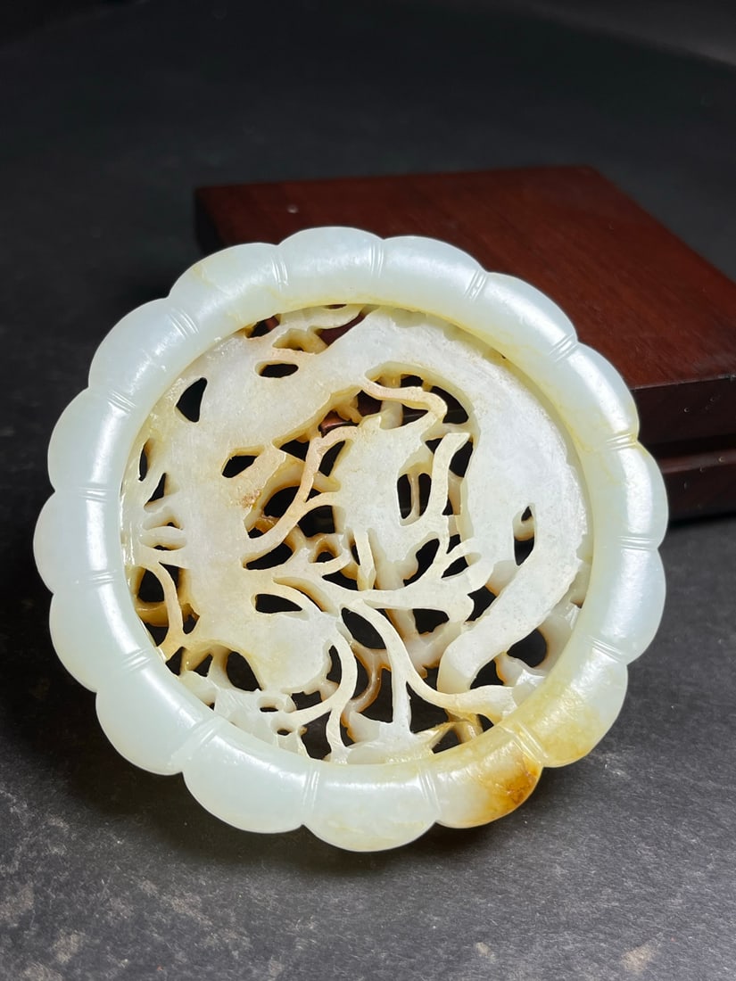 A Exquisite Hotan Jade Dragon Pattern Jade pendant - 6