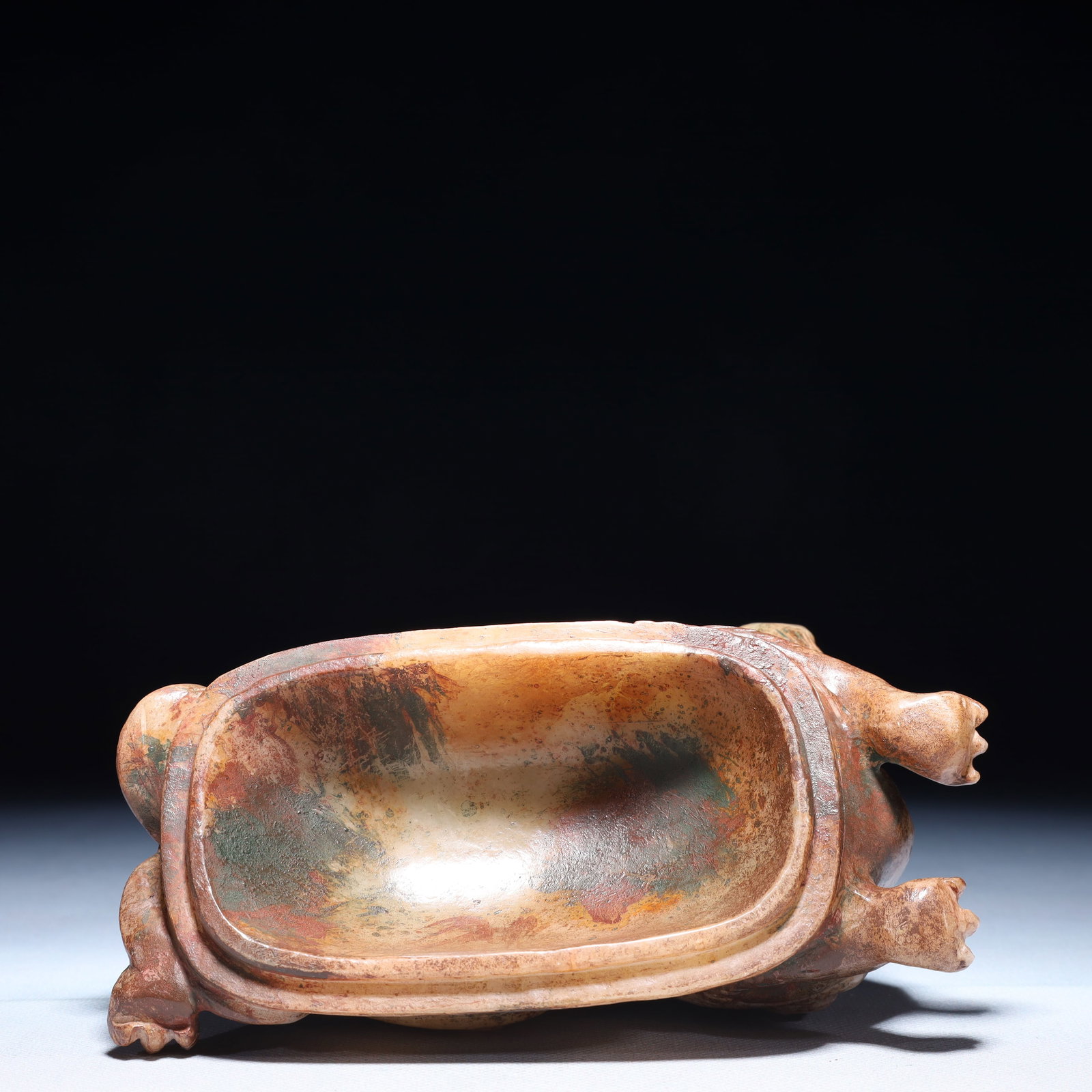 An Exquisite White Jade Beast Pattern Ornament - 11