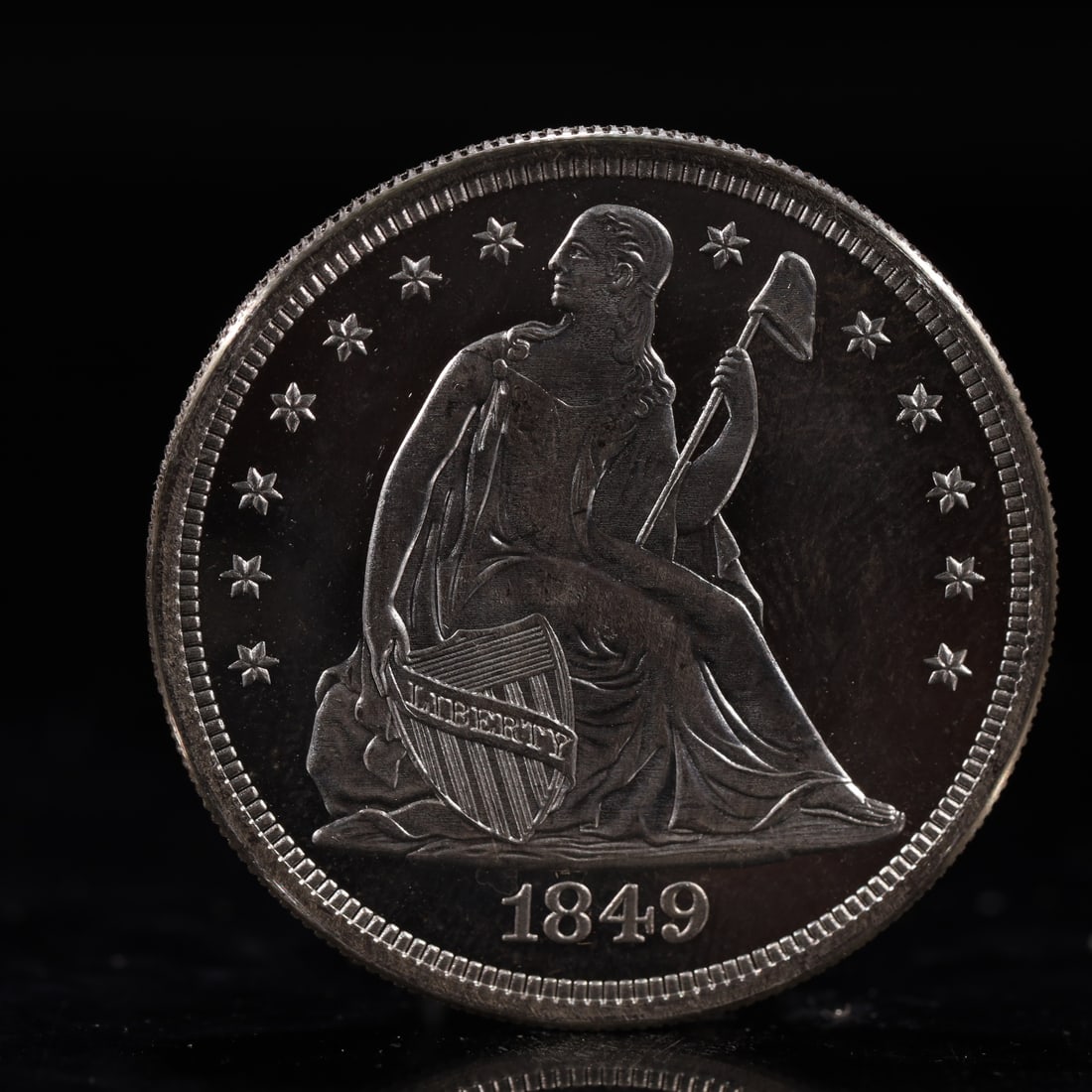 USA One Dollar 1849 Coin (1 of 2)