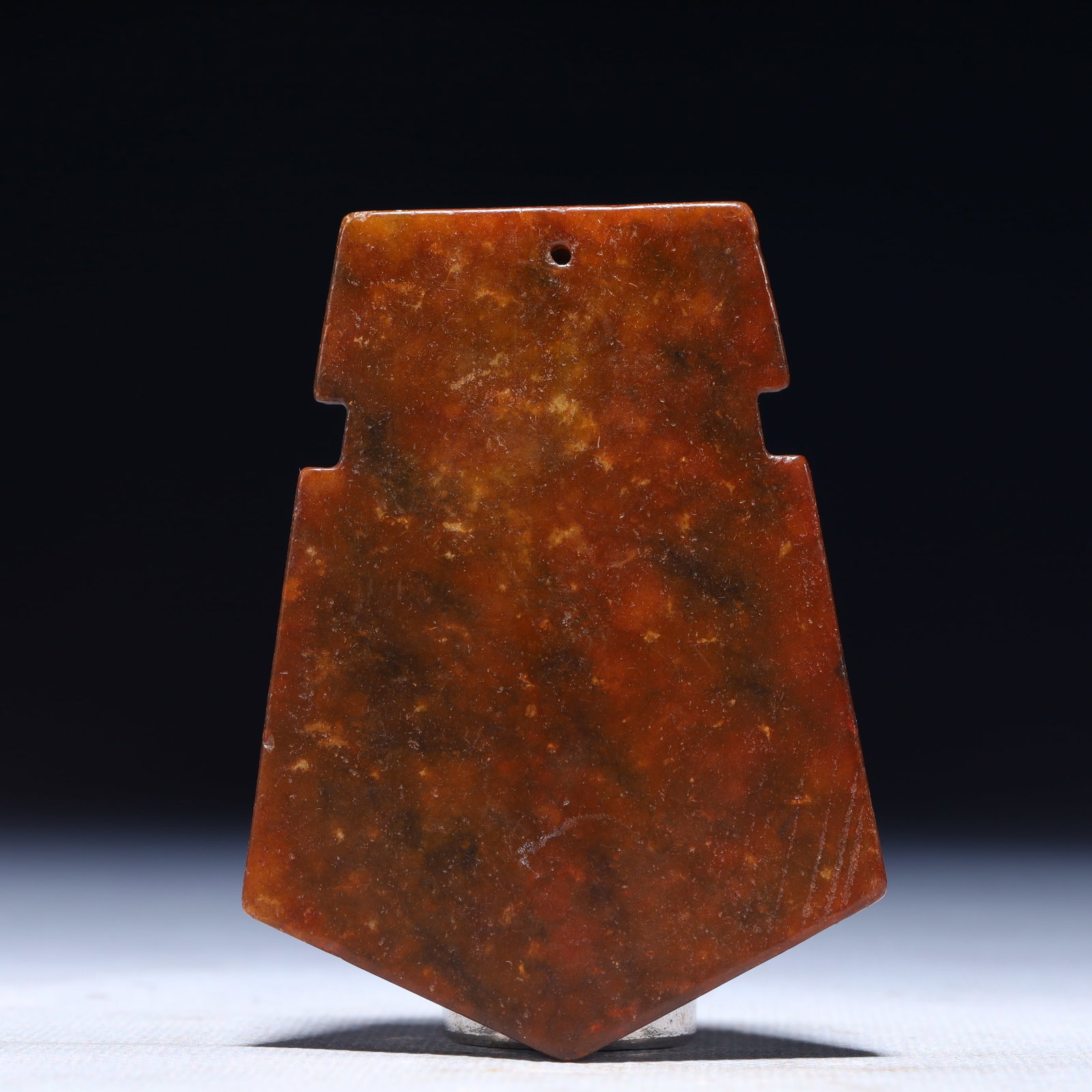 An Exquisite Archaic Jade Dragon Pattern Pendant - 3