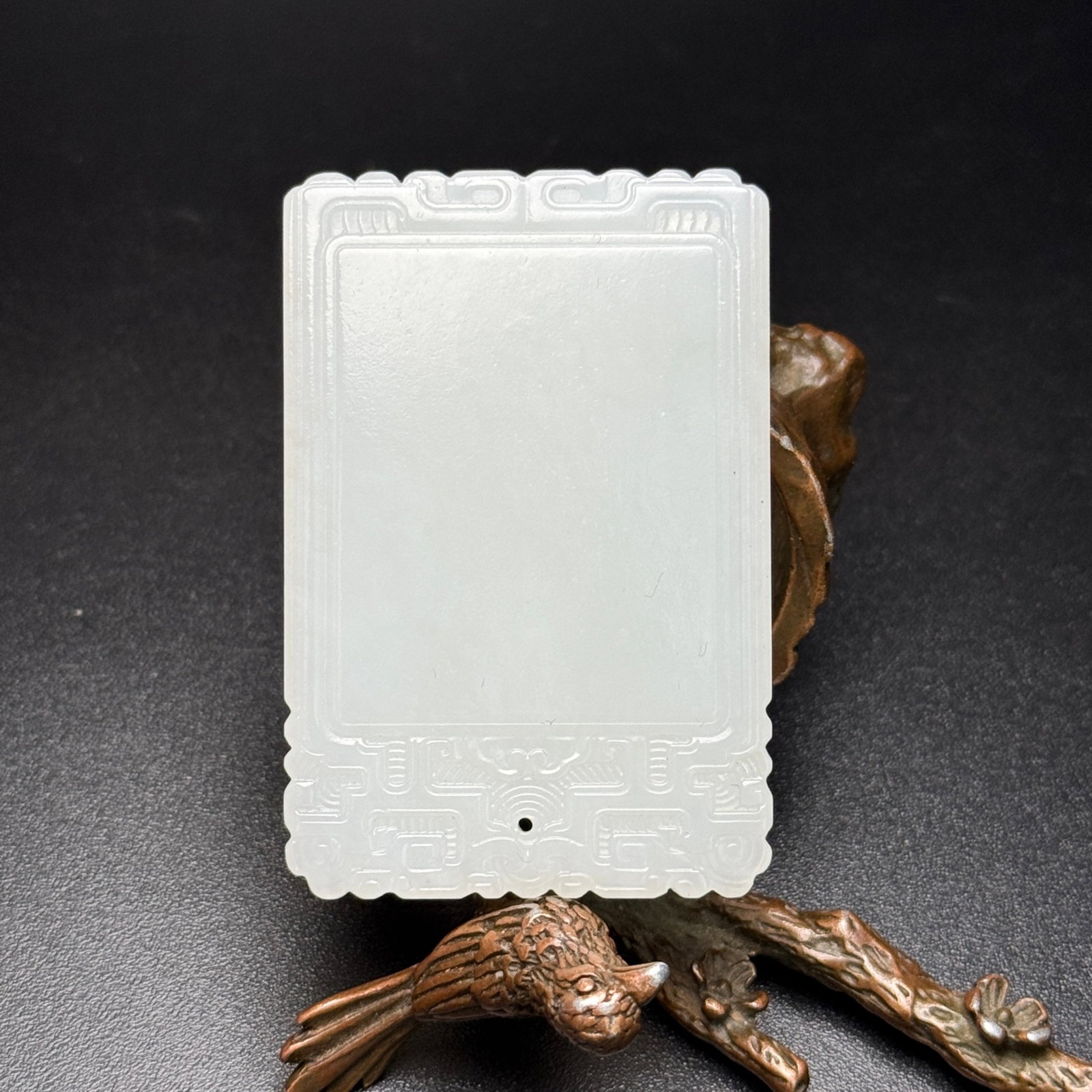 An Exquisite White Jade Pendant - 2