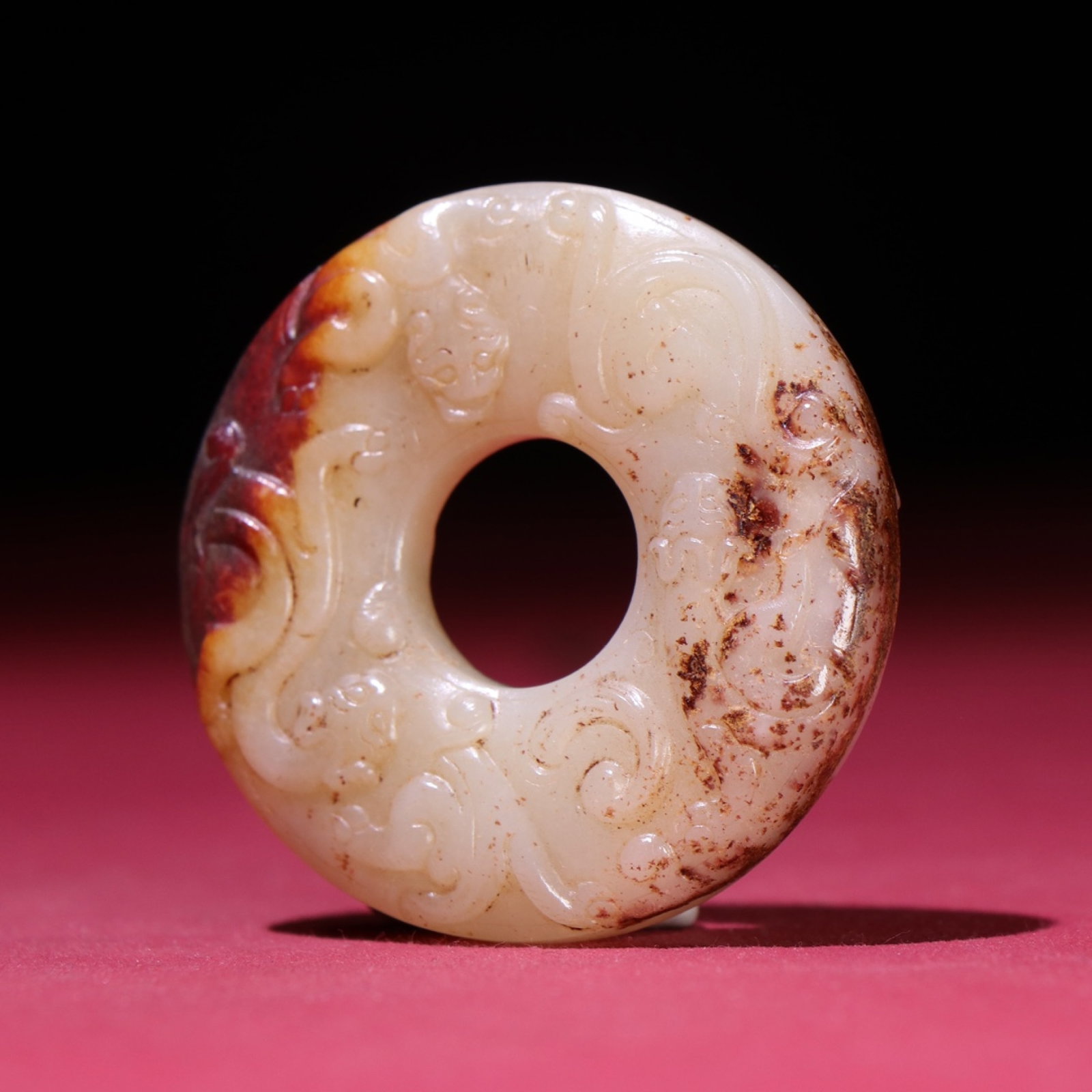 An Exquisite White Jade Chi-Dragon Pattern Pendant - 5