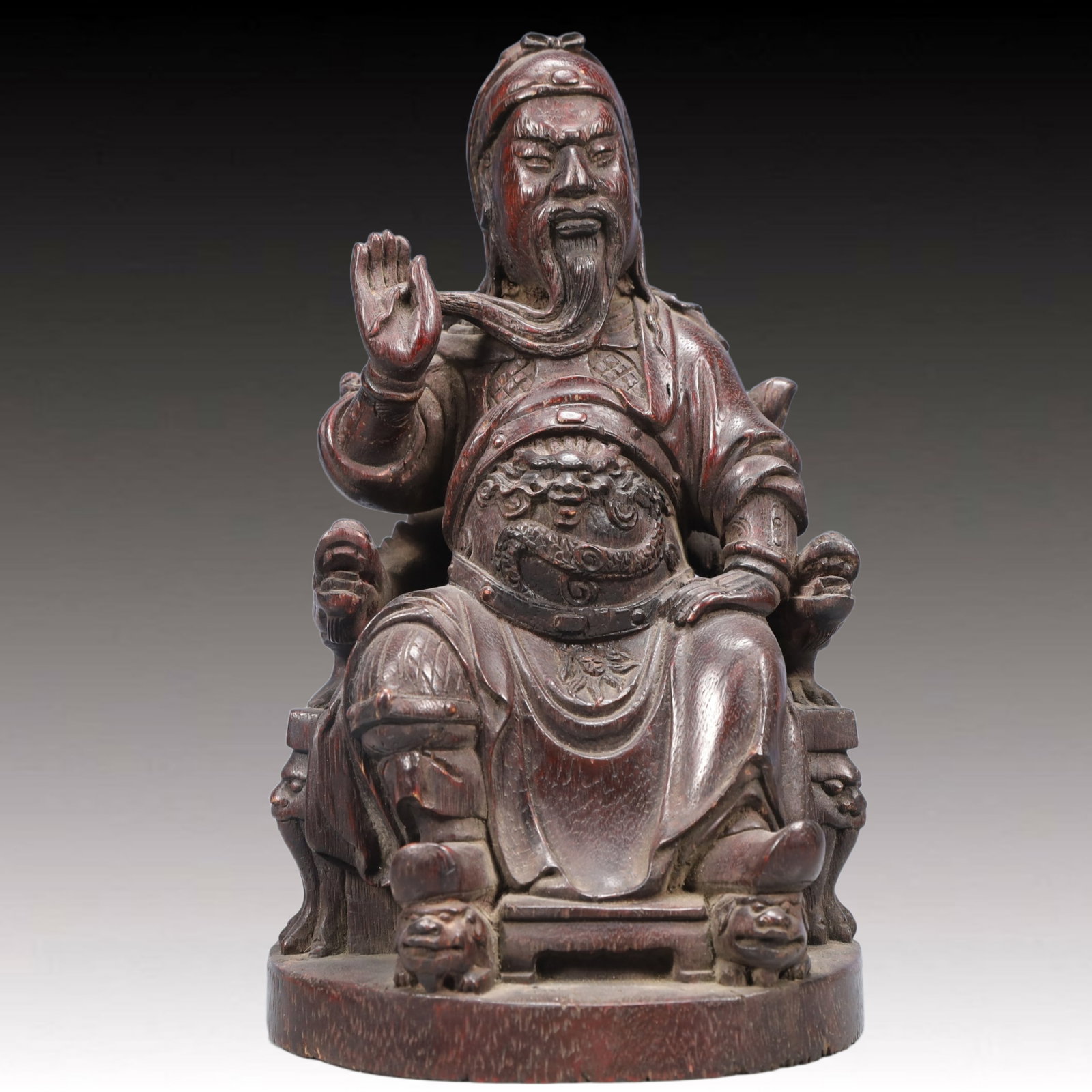 An Exquisite Eaglewood Figure Ornament (1 of 7)