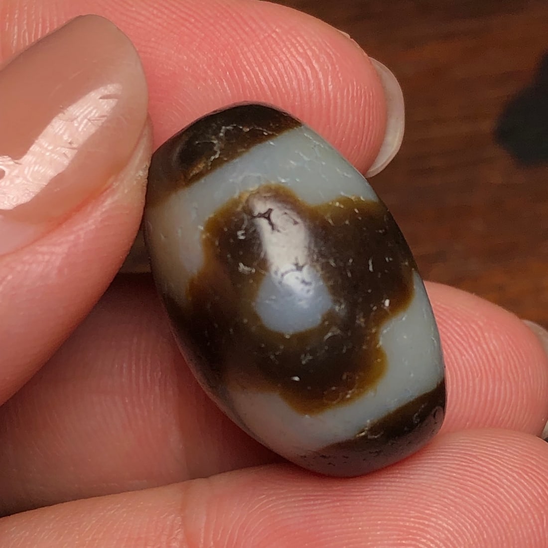 An Exquisite Dzi Bead Pendant - 2