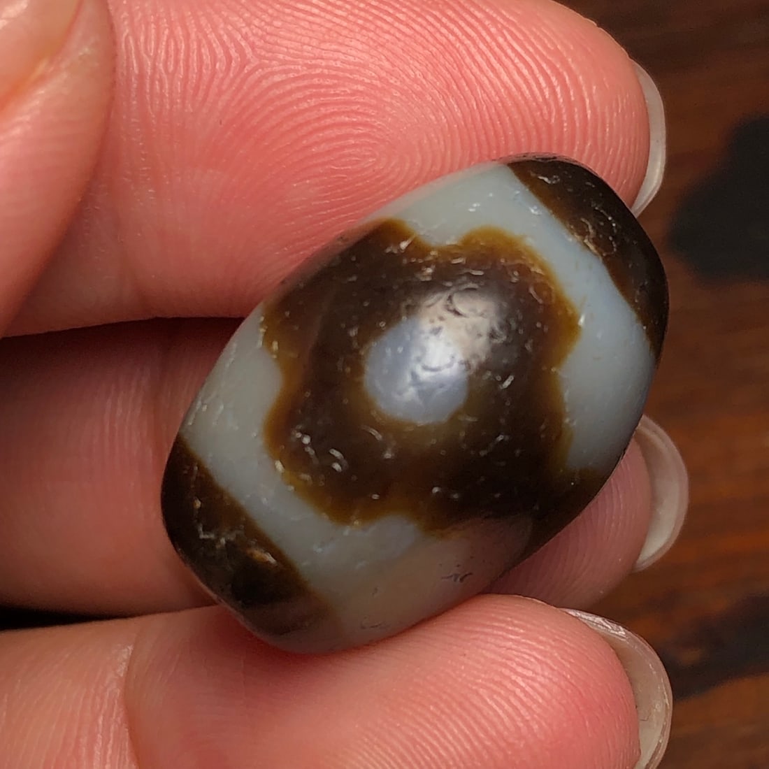 An Exquisite Dzi Bead Pendant - 5