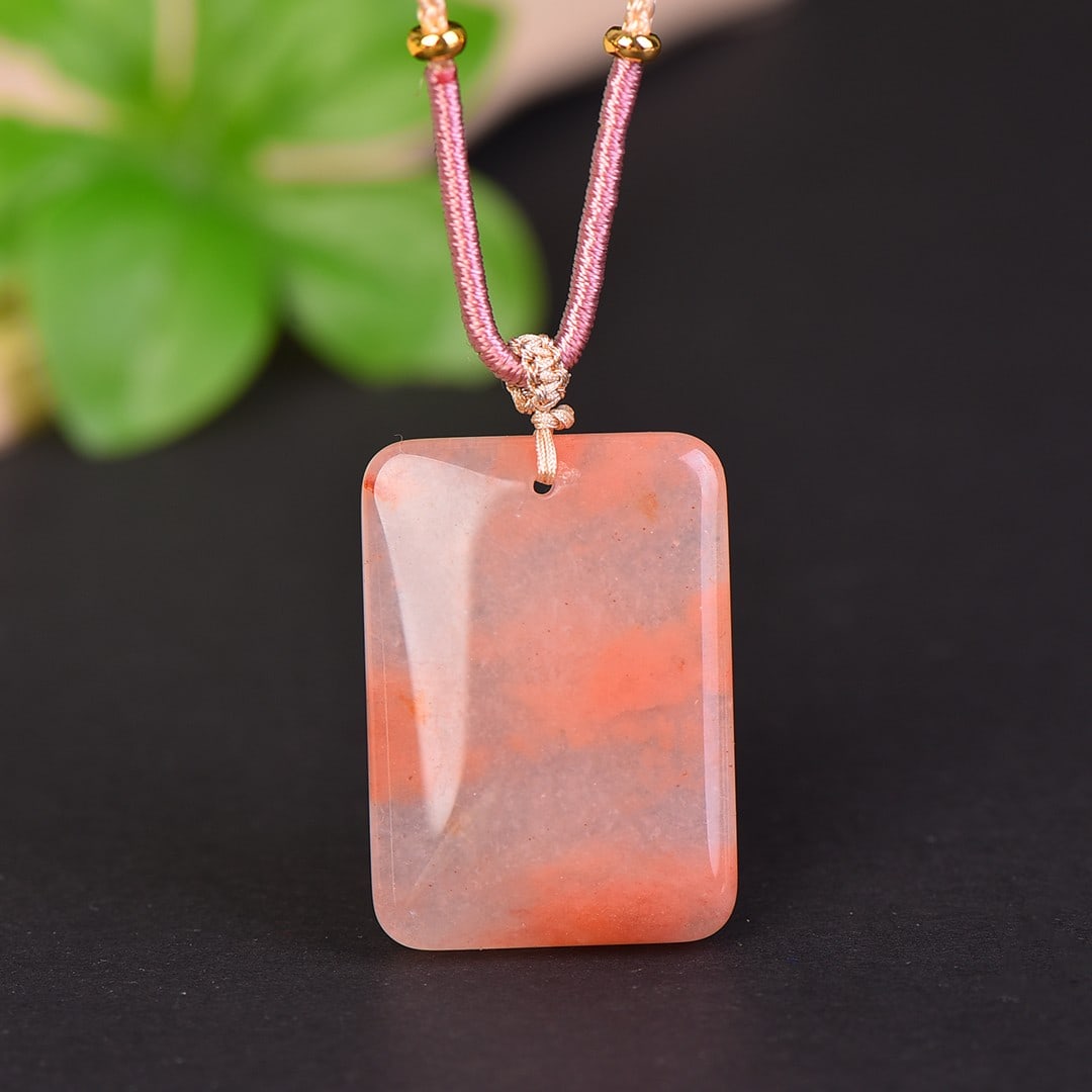 An Exquisite Red Jade Pendant - 2