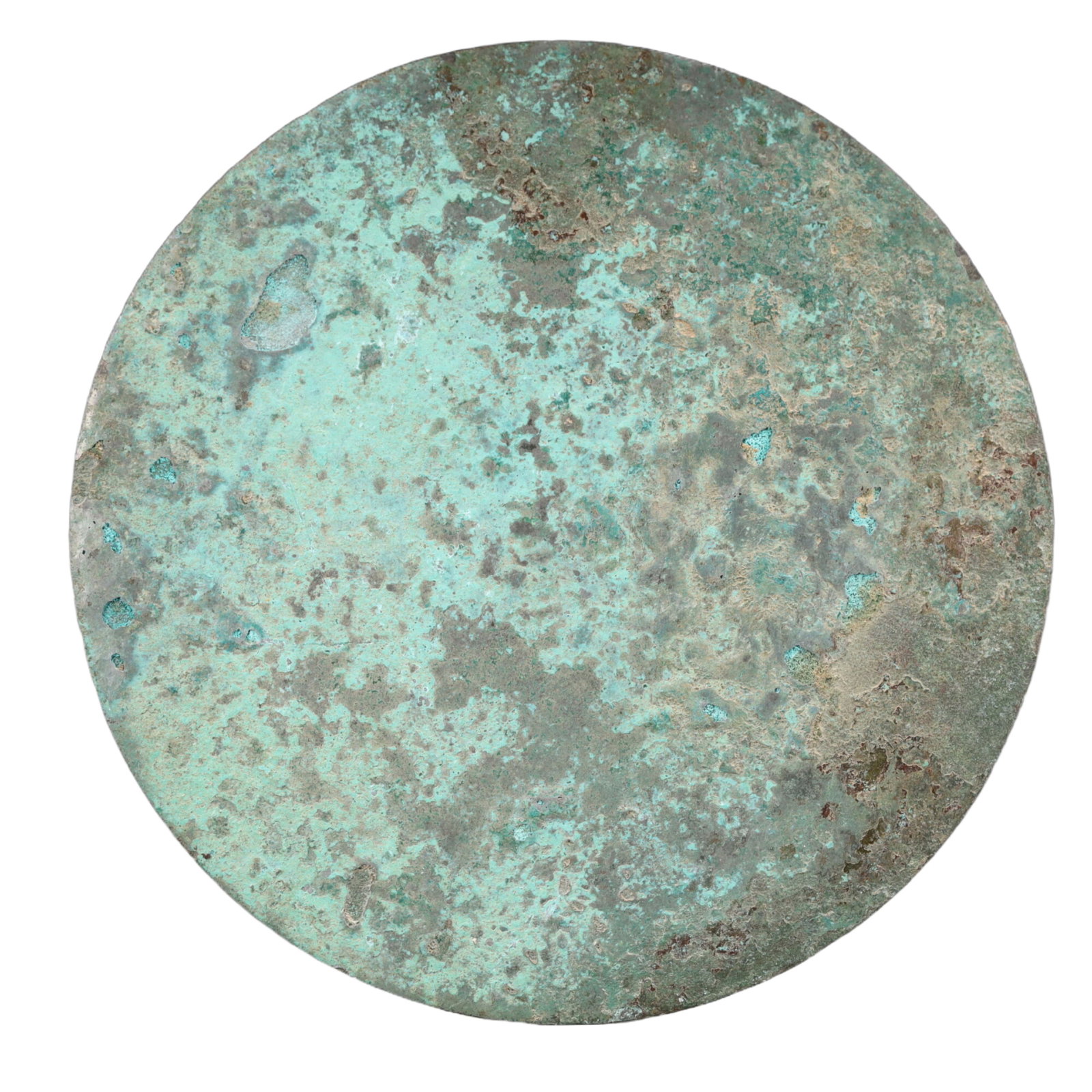 An Archaic Bronze Beast-Face Pattern Mirror - 4