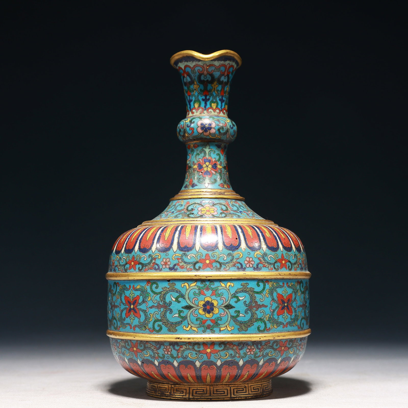 An Exquisite Cloisonne Lotus Pattern Pot - 8