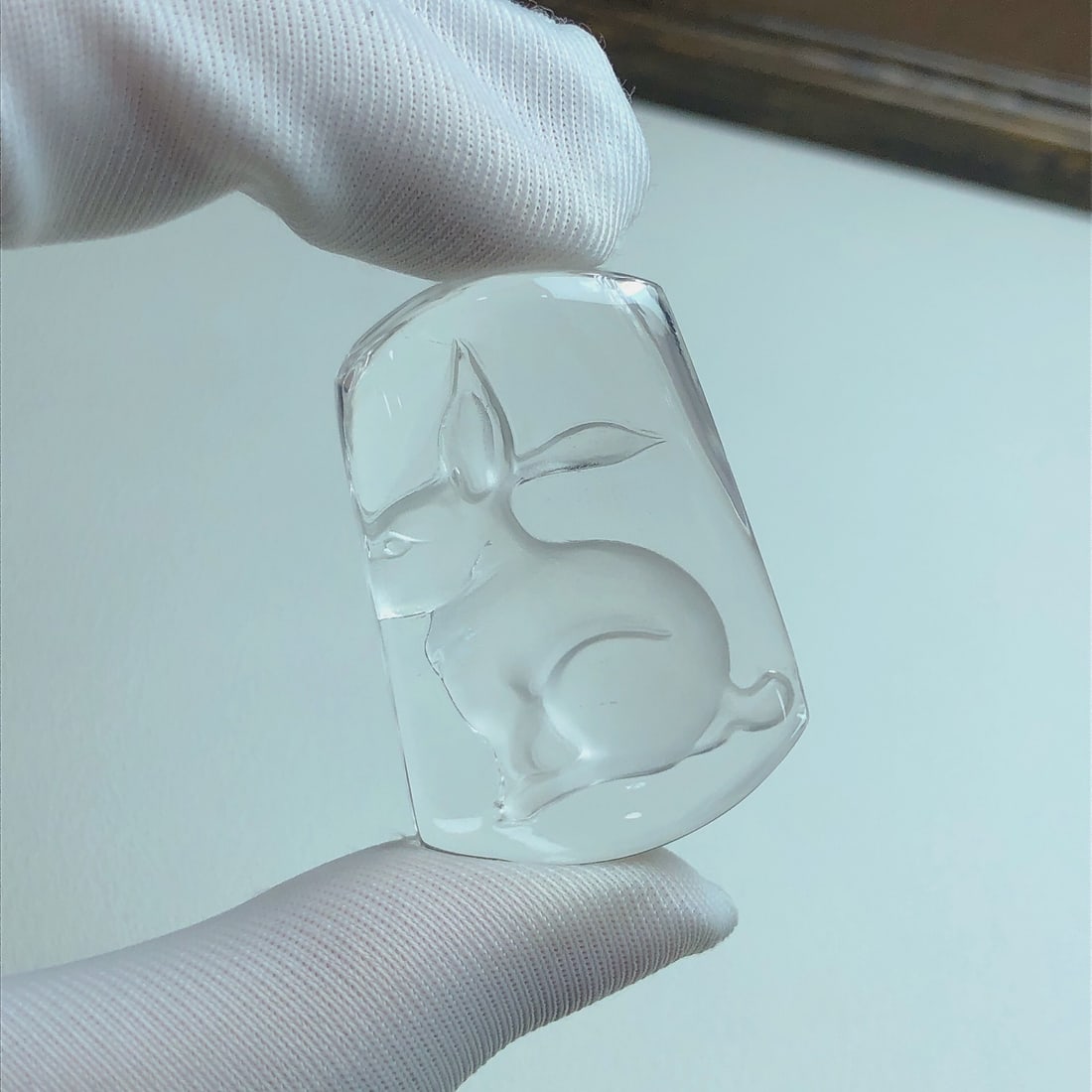 An Exquisite Crystal Rabbit Pattern Pendant - 5