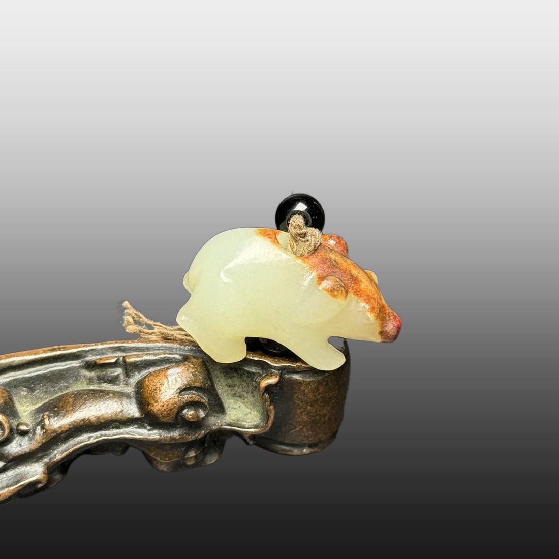 A Exquisite Hotan Jade Pig - 2