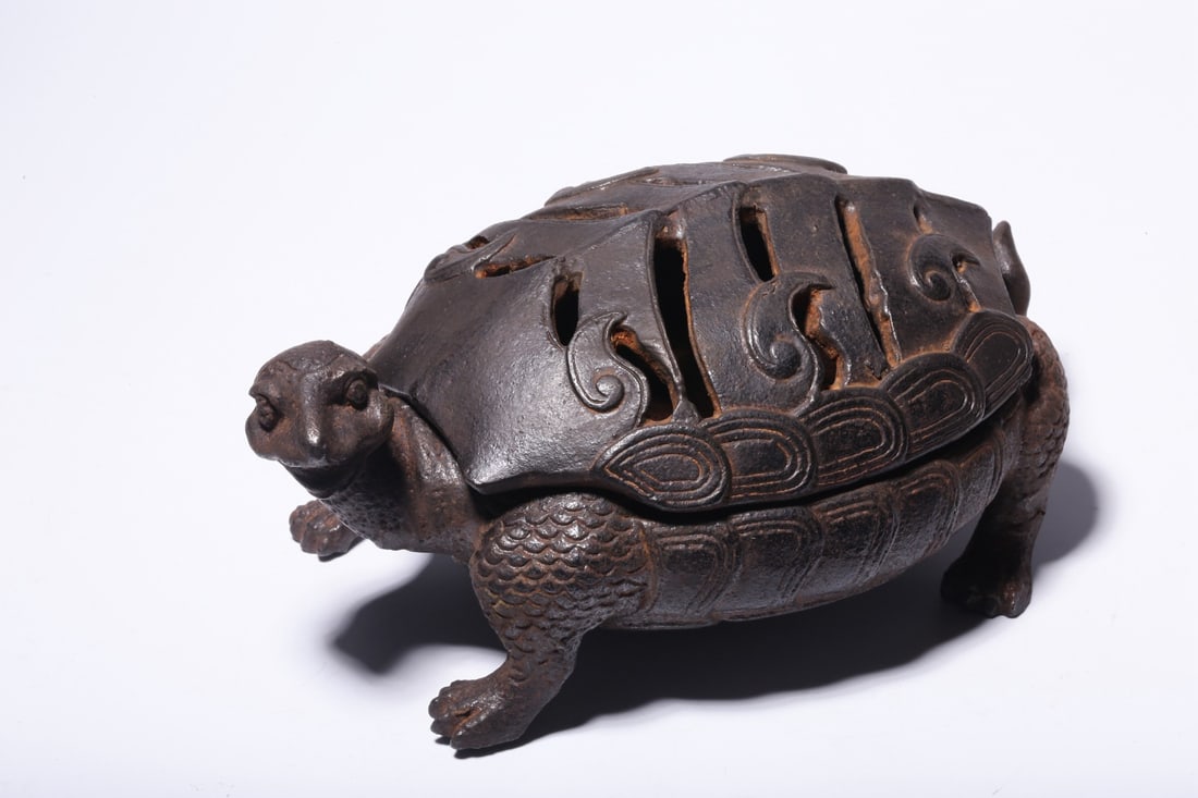 A Exquisite Iron Turtle Censer - 2