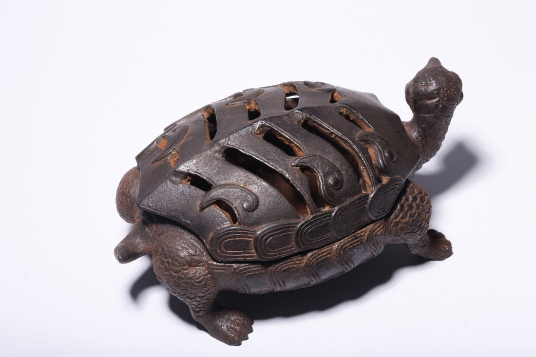 A Exquisite Iron Turtle Censer - 3
