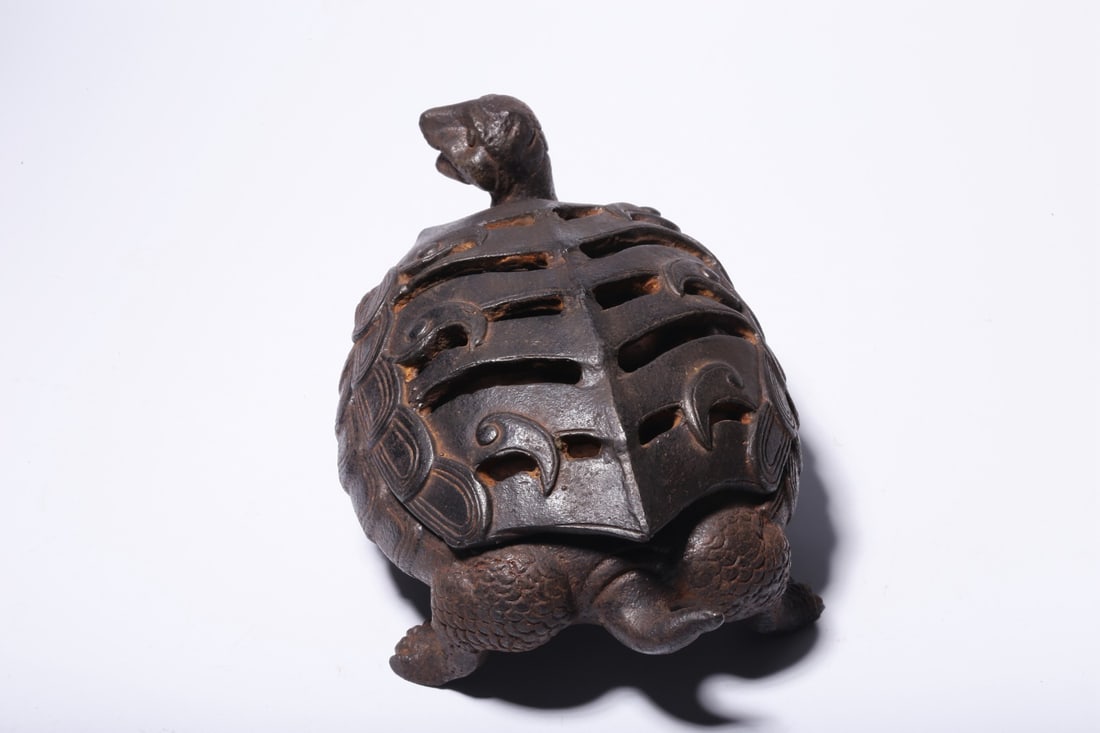 A Exquisite Iron Turtle Censer - 4