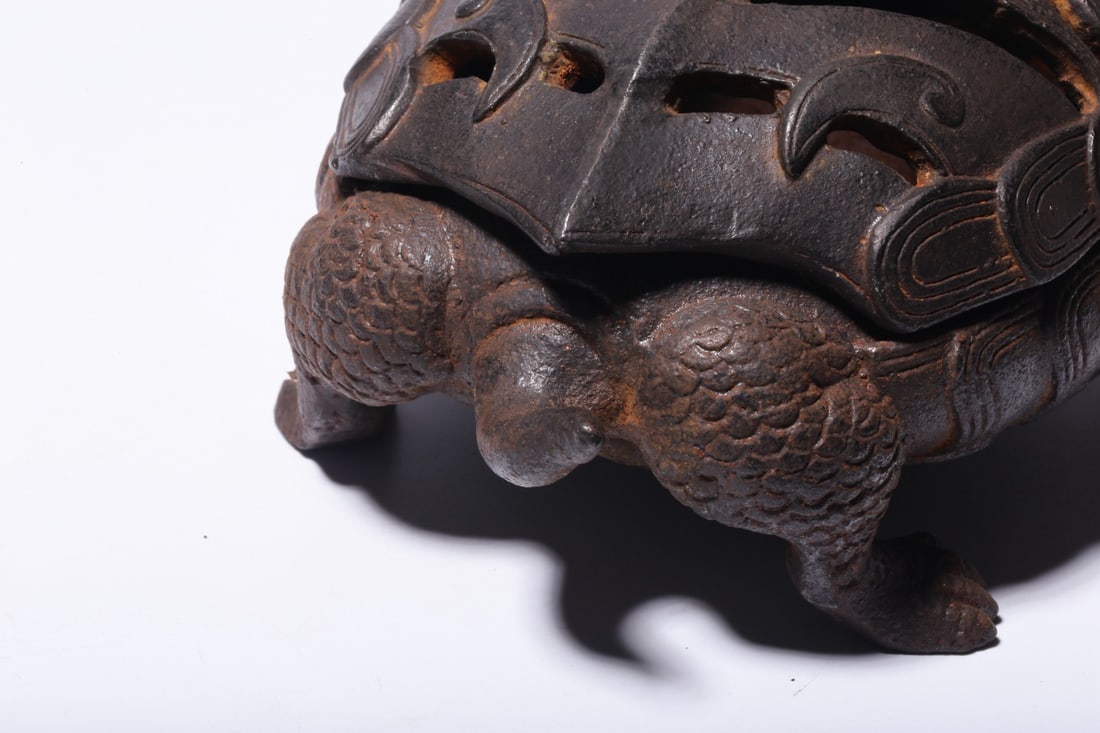A Exquisite Iron Turtle Censer - 6